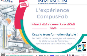 23 novembre : Semaine de l'industrie , L'expérience CampusFab